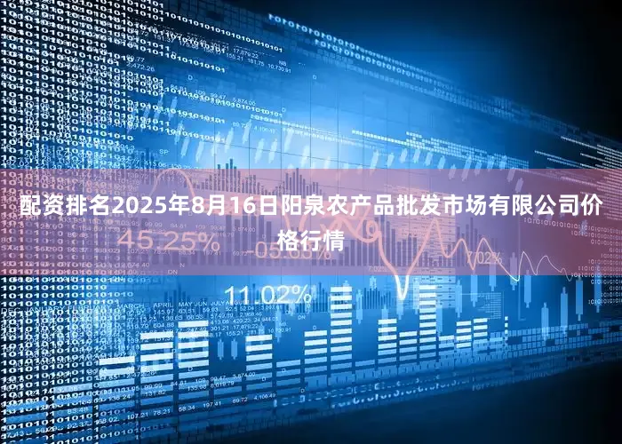 配资排名2025年8月16日阳泉农产品批发市场有限公司价格行情